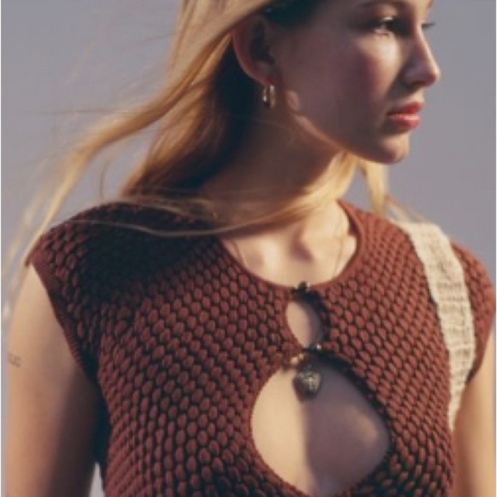 Urban Outfitters knitted cardigan / keyhole top that can be worn either way! - Picture 3 of 3